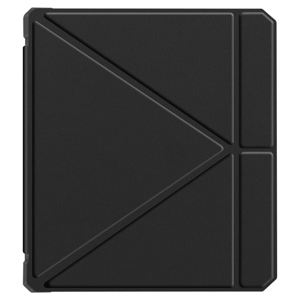 For Kobo Libra 2 N418 Case Soft TPU+PU Leather Tablet Cover with Origami Stand