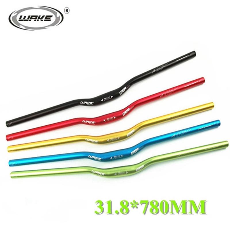 WAKE Aluminum Alloy DH Downhill Race Mountain Bike Handlebar 31.8*780mm Bicycle Long Riser