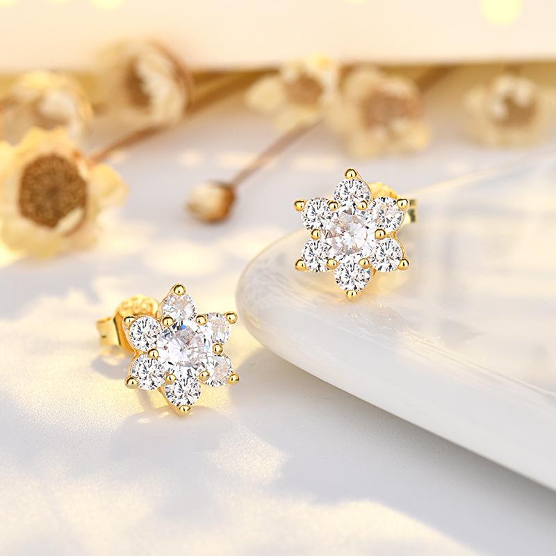High-end Snowflake Earrings for Women
