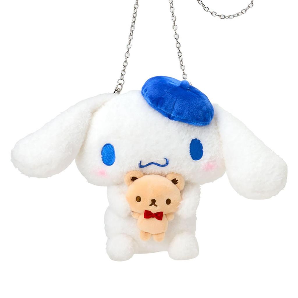 Sanrio Shoulder Bag Ages 3 and 246247 Character-Shaped (with Kuma-san) Cinnamoroll, Up,