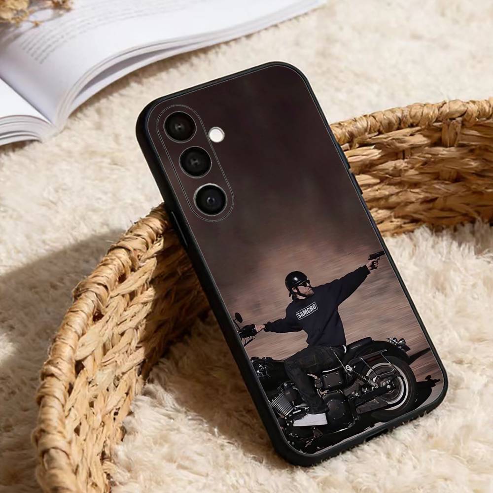 American TV S-Sons-Of-Anarchys Phone Case For Samsung Galaxy A20,21s,22,31,32,52,53,72,73,80,91 Soft Black Shell