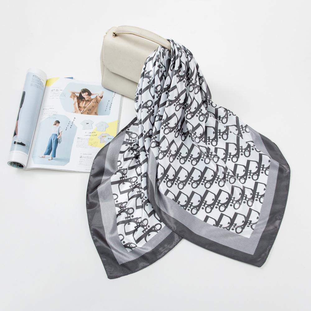 Hochwertige, luxuriöse Seidenschals, Stirnband, Schals, Halstuch für Damen, Ketten-Seidenschal, dekorativer Schal für Damen