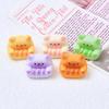 3D Bear Sofa Cartoon Shoe Charms, Cream Glue, Resin DIY Jewelry Accessories