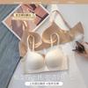 One-piece Fixed Cup Lace Underwear Women's No Steel Ring Small Chest Gathered Soft Support Upper Support Gathered Comfortable Bra Cover