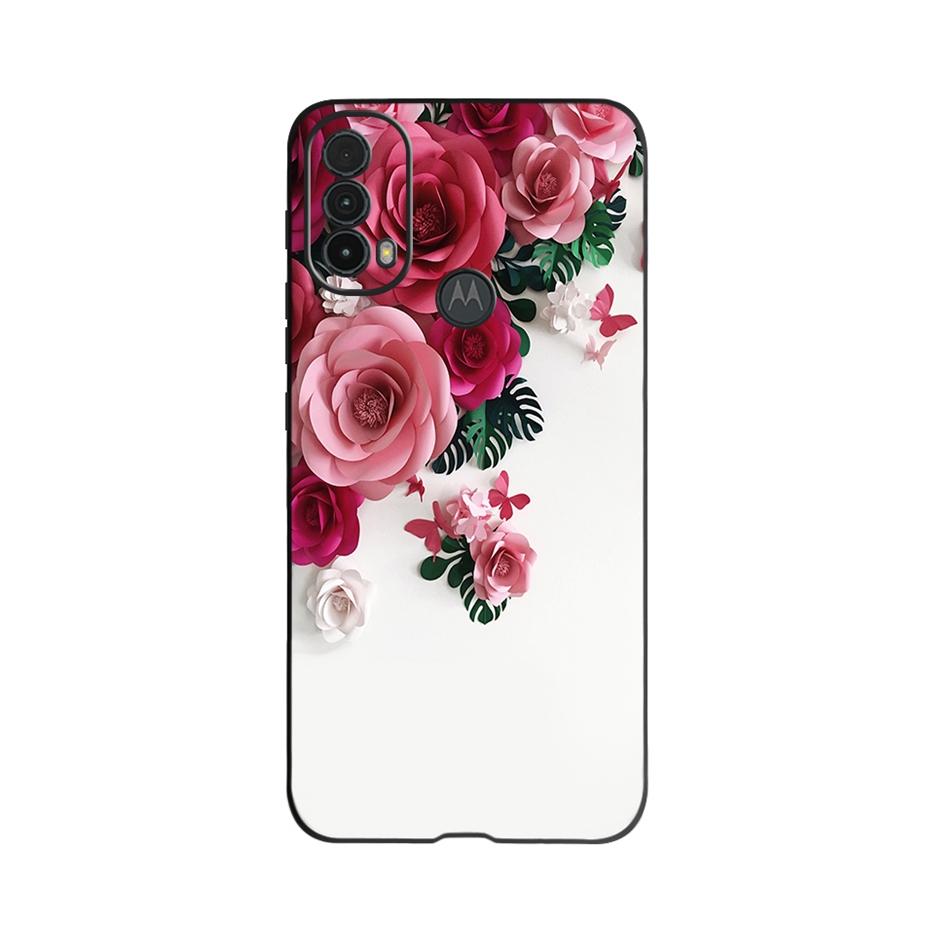 Cute Painted Cover For Motorola Moto E30 E40 Case Soft Silicone Fundas Phone Case For Motorola E30 Moto E40 E 30 40 Cover Bumper