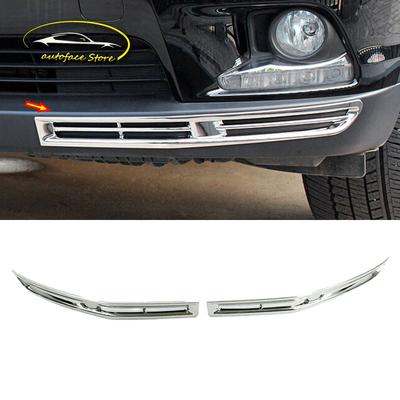 Cromo ABS Para Toyota Highlander Kluger 2014 a 2018 Coche Accesorios Esquina del Parachoques Delantero Adorno Cubierta de Lámpara de Luz Antiniebla Moldura