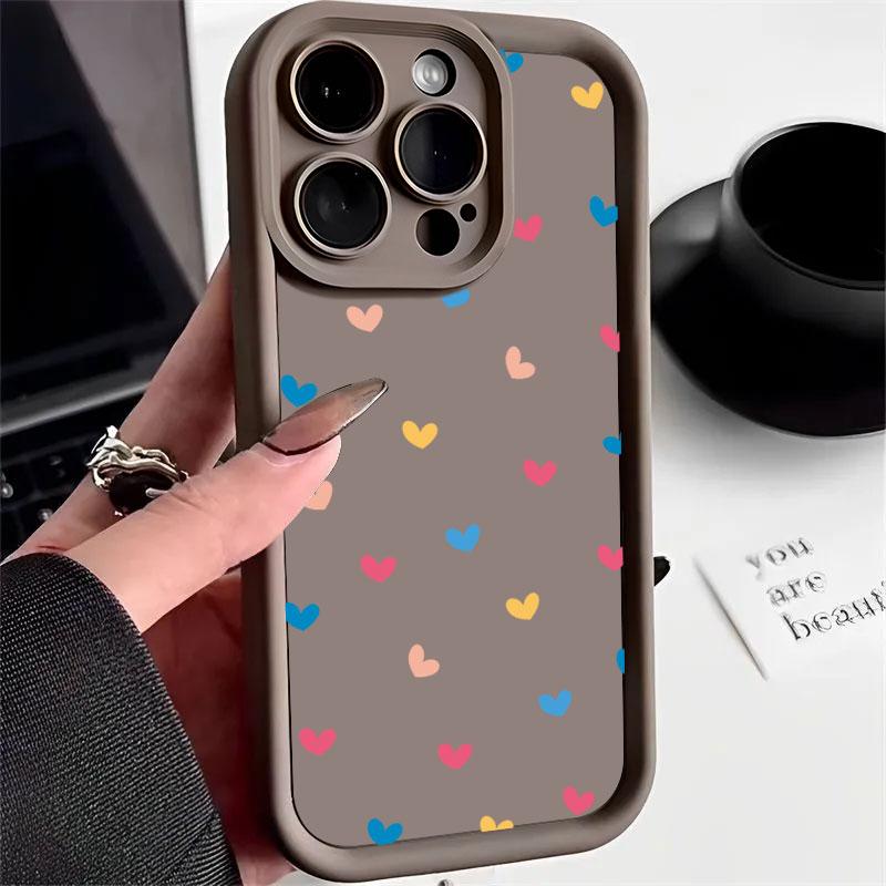 For Infinix Hot 50 Pro Plus 40 Pro Hot 50i 40i 30i 30 Play Case Trendy Love Heart Soft Silicone Shockproof Phone Case Cover