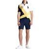 Polo Letter Logo Pullover Straight Loose Short Sleeve Polo Shirt Men Tops White 710790751-001