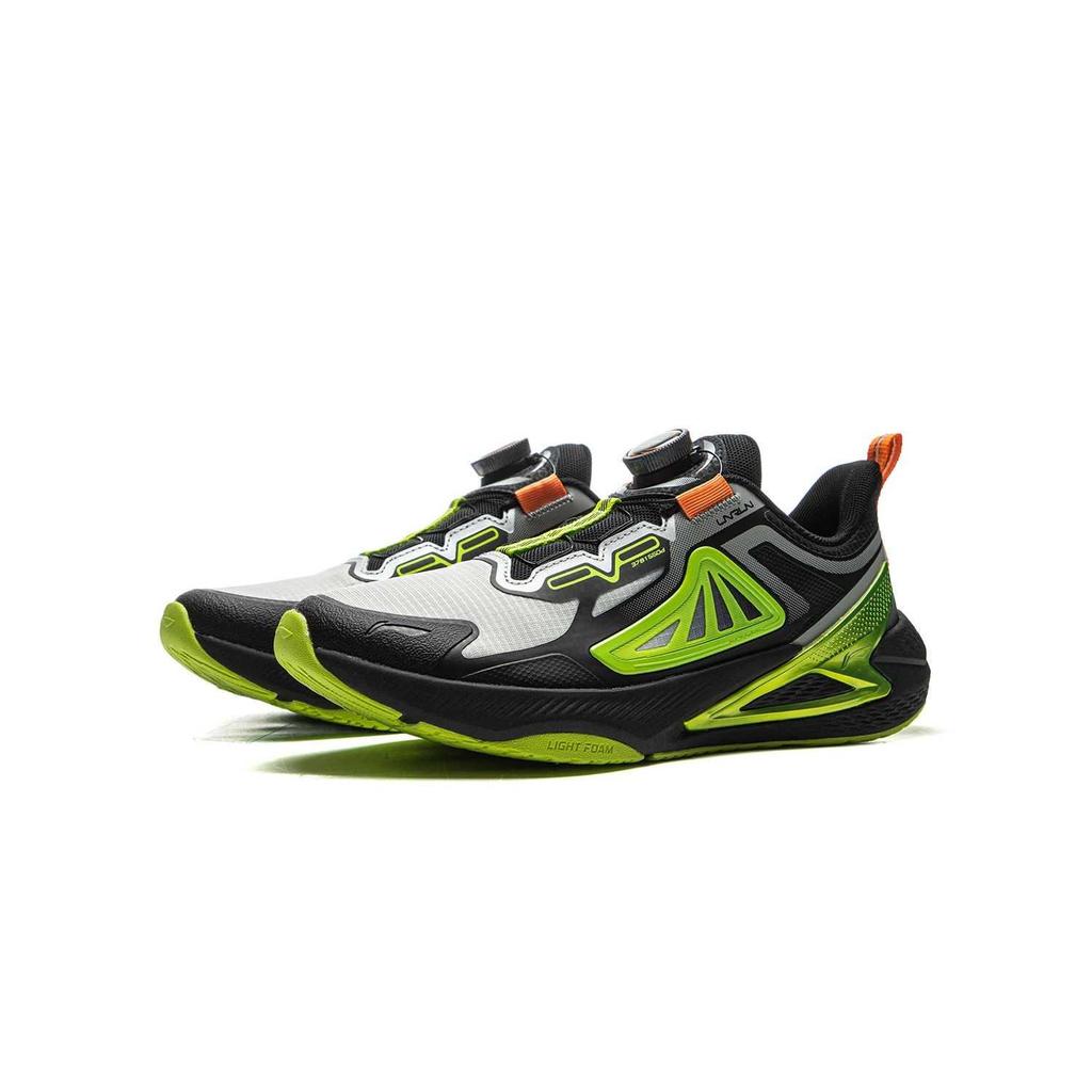 Li Ning Kids Running Shoes Comfortable Lightweight Non-Slip Low-Top Kids sneaker Black YKFV006-5