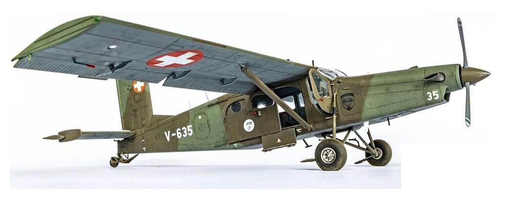 Platz Heller 1/48 Pilatus PC-6 B2/H2 Turbo Porter Plastic Model Kit HE30410