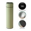 Termoska o objemu 480 ml Inteligentní zobrazení teploty Tepelný hrnek Nerezový hrnek na kávu Nepropustná izolovaná láhev na vodu