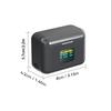 Two Way Battery Charger 2 Channel Battery Hubs LCD Screen Fast Charge Station with Dual SD Card Slots Fit for Insta360