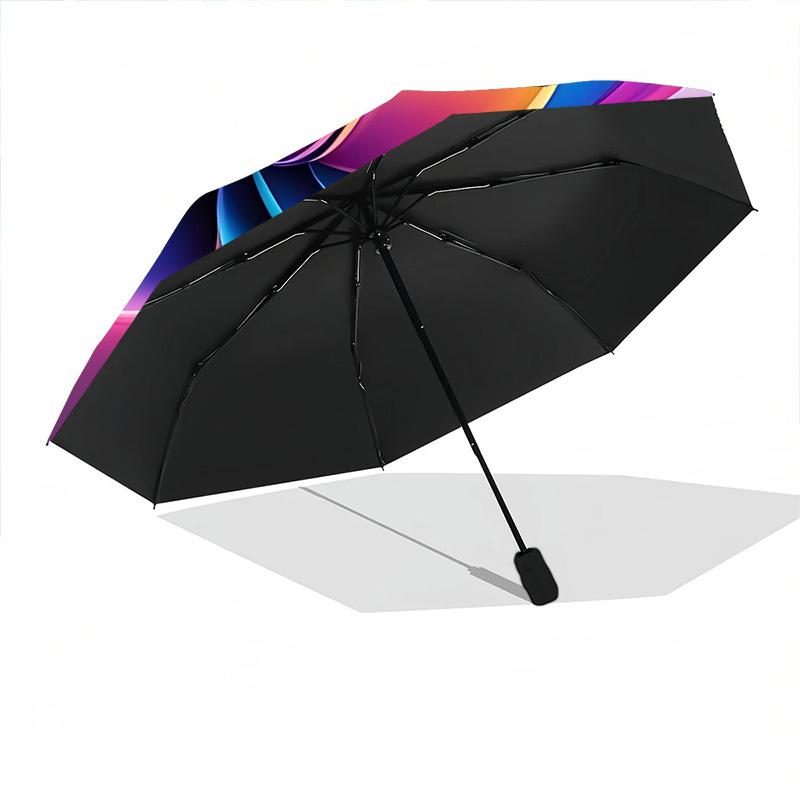 1pc Lotus Flower Decorative Automatic Open/Close Umbrella - Compact Travel Umbrella, Durable Construction, Fashionconscious yy251208124