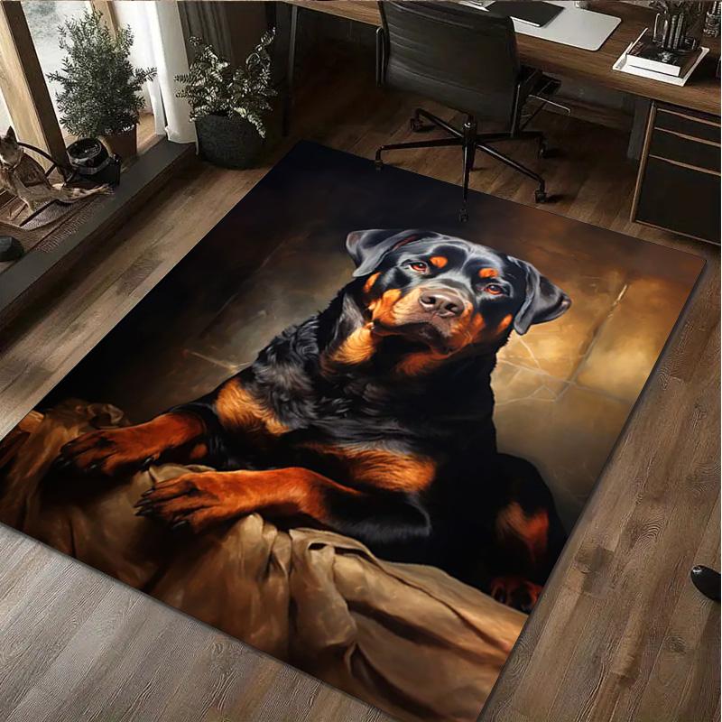 

Dogs Rug - Home carpet Office Decorative Carpet For Living Room Bedroom Door Mat Floor Rug Computer Chair Area Rug 40x60cm( 15x23in )