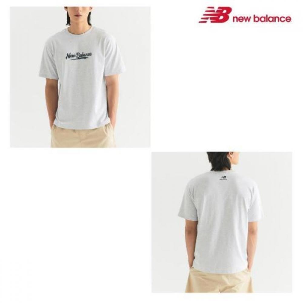 

New Balance Футболка Uni Baseball с надписью Nbned22313 16 light gray/105(XL)