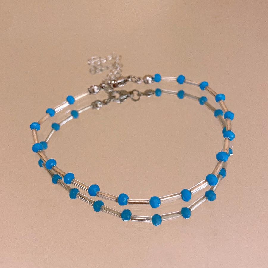 Crystal Butterfly Beaded Bracelet Women's Light Luxury Girlfriend Gift Birthday Bracelet High Value Student Party Exquisite Jewelry