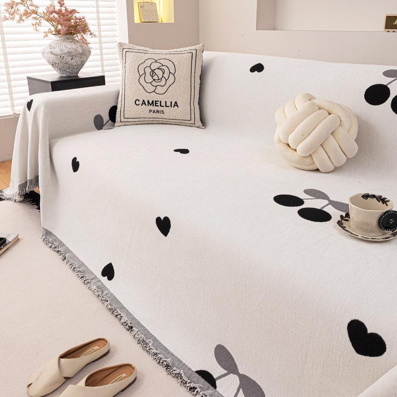 

Премиальное тканевое полотенце-чехол для дивана, целое полное одеяло, чехол для подушки сиденья 2025 новый против царапин от кошек и нескользящий чехол для прямого ряда 90*90cm