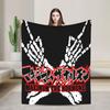 Death Note Manga Anime TV Show Poste Blanket Soft Street Trend Plush Throw Blanket For Bedroom Flannel Bedspread Bed Cover