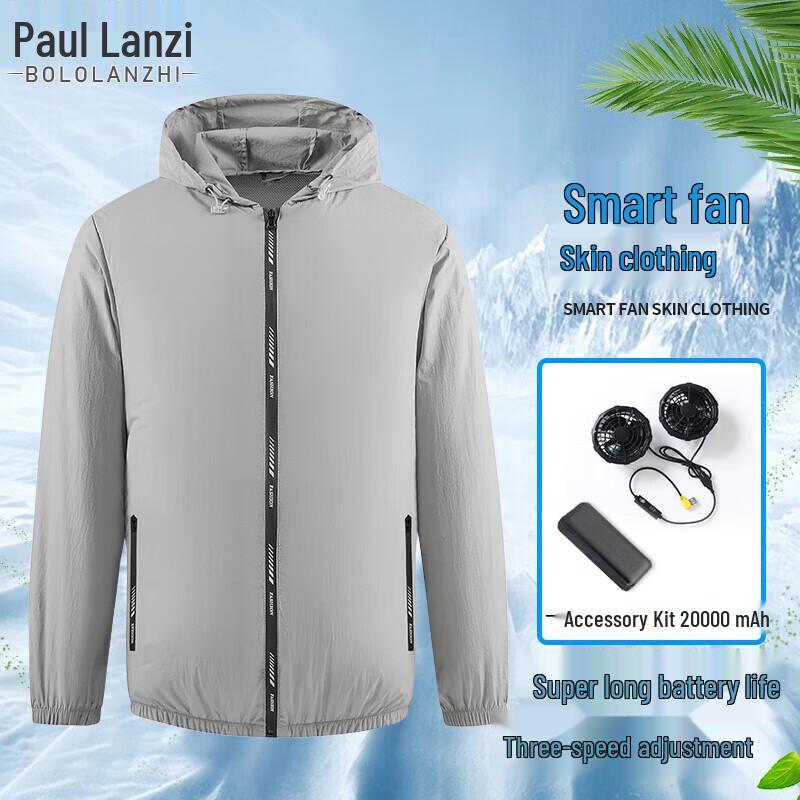 Unisex Summer Rechargeable Air-Conditioned Fan Jacket XL