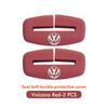 Car Seat Belt Buckle Cover Anti-Scratch Protector Clip Accessory For Volkswagen VW Scirocco Passat Polo B5 B6 B7 CC Tiguan Zh4