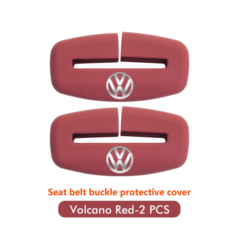 Car Seat Belt Buckle Cover Anti-Scratch Protector Clip Accessory For Volkswagen VW Scirocco Passat Polo B5 B6 B7 CC Tiguan Zh4
