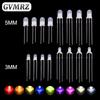 Frosted LED Diode Indicator 3mm 5mm Single & Red-Green Bi-Color Common Anode / Cathode