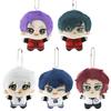 Cartoon Haikyuu Plush Keychain With Soft Short Pile For Kids And Teens