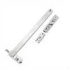 Hinge Damper, Robust Sturdyduty Glass Door Hardware, Adjustable Glazing Accessory Silver