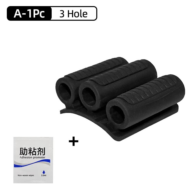 Magnetic Bit Holder 3 Holes Screwdriver Bit Holder Drill Bit Stand Storage Case with 3M Adhesive Tape Power Tools Accessories