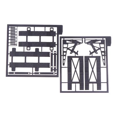 1Set Double-Deck Vehicle Parking Frame Model For 1/64 Alloy Car Toy 3D Printed Garage Car Rack Scene Decoration Assembly Parts