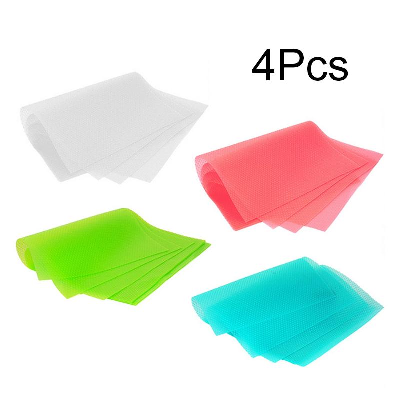 

4 шт. моющиеся салфетки под приборы из ЭВА, водонепроницаемые, устойчивые к плесени и маслу, теплоизоляционные салфетки под приборы для ящиков шкафа, кухонные коврики 45*29CM
