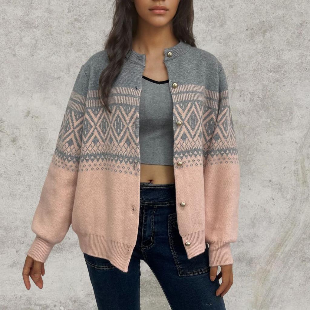 Women's Fashion Knit Cardigan Women's Autumn And Winter Everything With Loose Sweater Coat