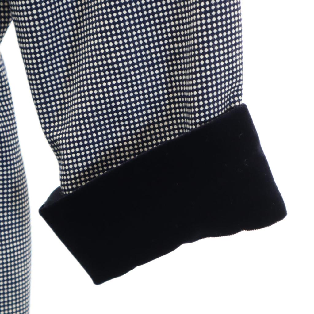 FOXEY Made In Japan Wool 7 Minutes Sleeve Knee-length Dress 40 Black Women Used