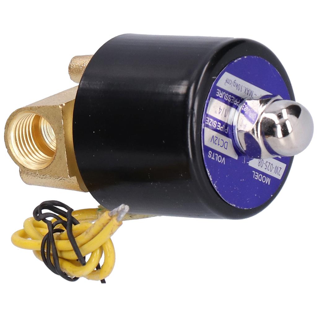 Electric Solenoid Valve Small Normally Closed for Water Air Diesel 14in 2W?025?08DC12V