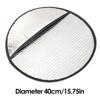 1 Piece Car Steering Wheel Cover Silver Thickened Sun Protection Foldable Anti-Uv Car Supplies Car Steering Wheel Sun Shade