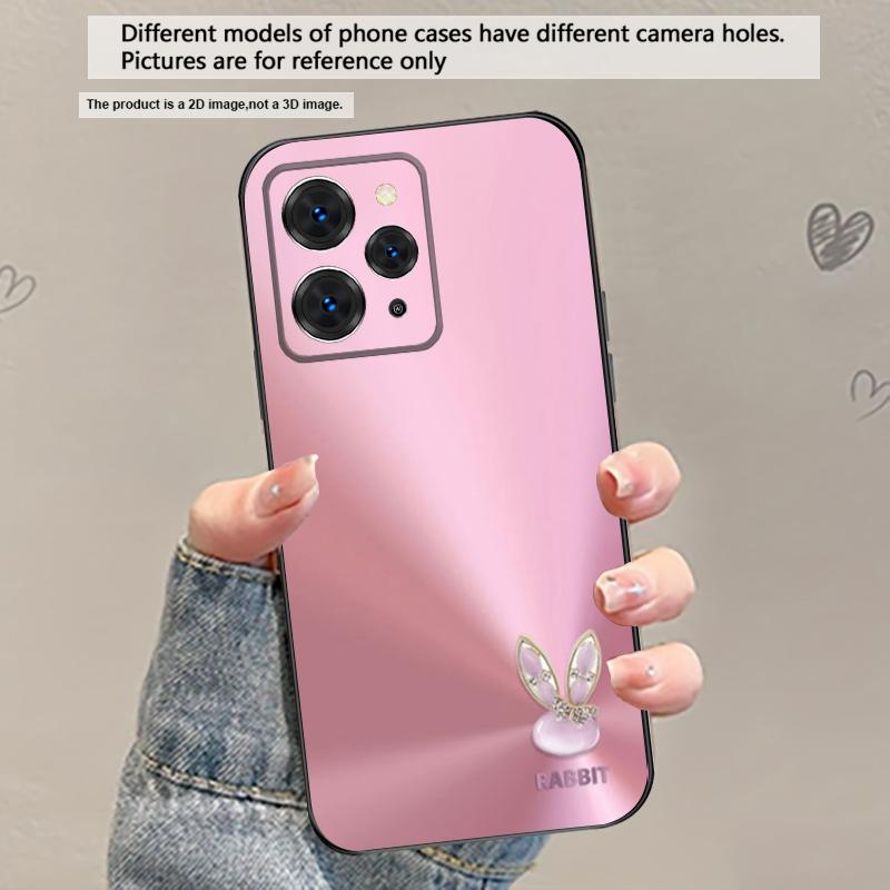 A Cute Light Blue Rabbit For Redmi Note 9 9S 10 11 12 12S 13 Pro+ Plus 5G India 14 Pro Global 14S 13C 14C TPU Soft Phone Case