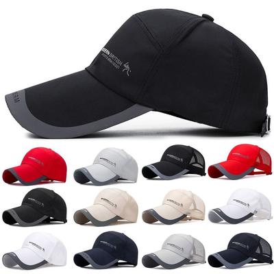 Schnelltrocknende Baseballkappe Verstellbare Sportkappe Lässige Sonnenhüte Damen