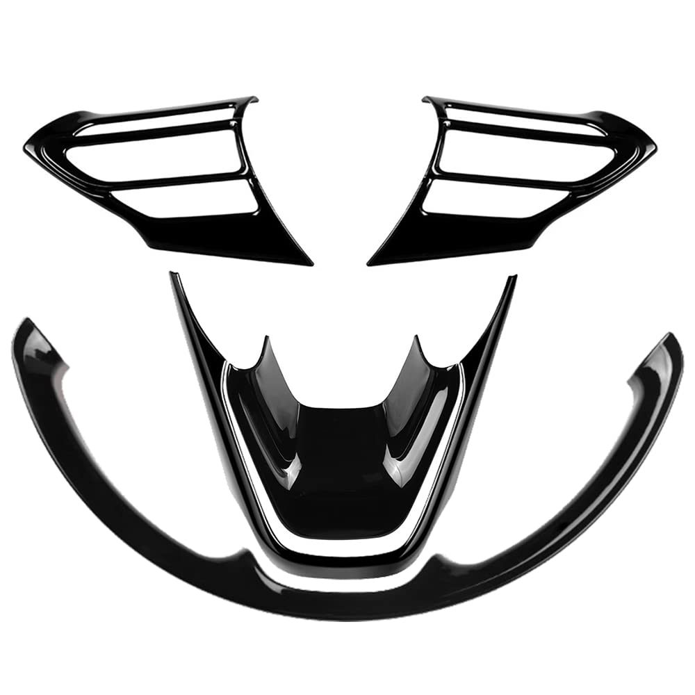 YOFAMO Steering Wheel Button Frame Trim Switch Covers for Toyota New Sienta 10 Series 2022 Interior Custom Stain and Scratch ABS Custom Easy Set