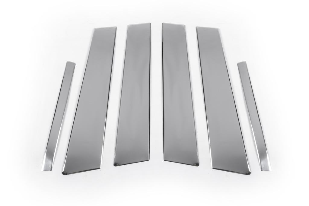 Türsäulenleiste (6 Stück, Edelstahl) für Fiat Tipo 2016-