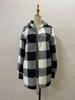 Women's Stylish Plaid Hooded Knitwear Top - Long Sleeve Elegant Autumn Sweater