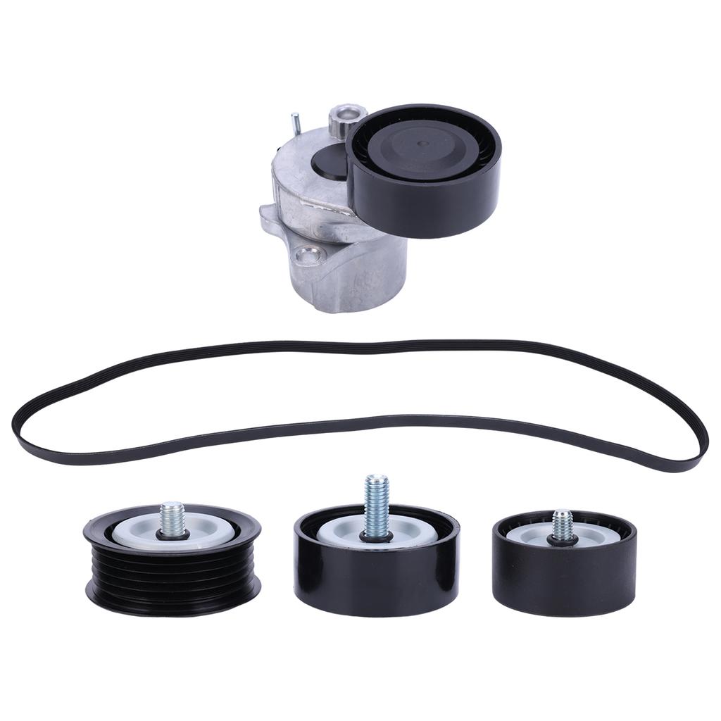 For W204 S204 C204 W212 S212 Serpentine Drive Belt Tensioner Kit Replaces 529036110