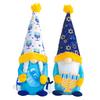 Hanukkah Gnomes Plush Chanukah Decorations Dwarf Doll Figurine for Farmhouse Kitchen Tiered Tray Scandinavian Tomtes