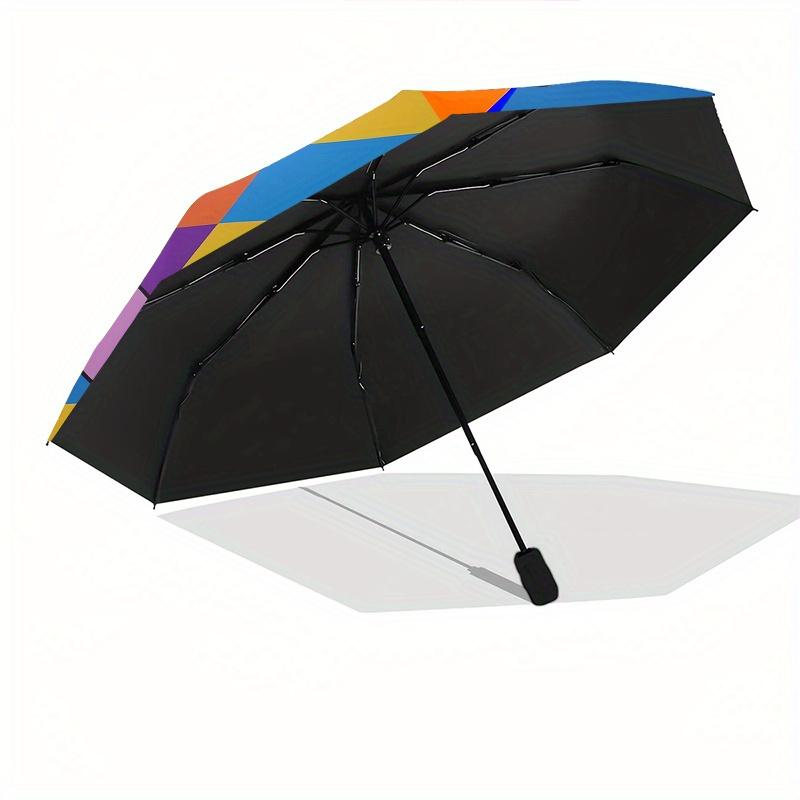Stitch, Colorful Automatic Opening and Closing Umbrella, Compact Travel Umbrella, Lightweight and Portable, Suitable for Beach Commuting Bus