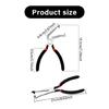Professional Angled Electrical Pliers With Double Insulation For Safe Automotive Circuit Repair & Fluid Line Detachment