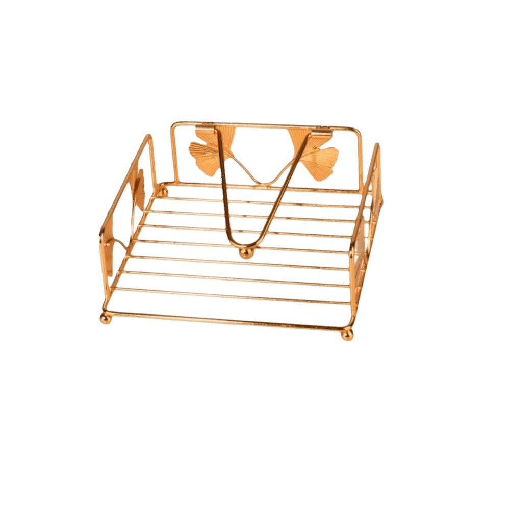 Hollow Out Napkin Holder Vintage Napkin Tray Sturdy Paper Organizer Desktop Placement