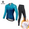 XINTOWN Women's Long Sleeve Plus Size Cycling Jersey - European & American Style, Printed Design