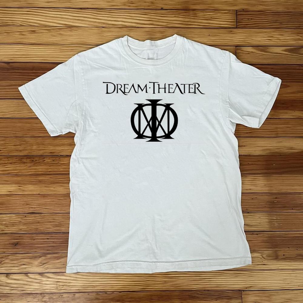 Dream Theater logo White Cotton All size S5XL Shirt HN249 Unisex T-Shirt S