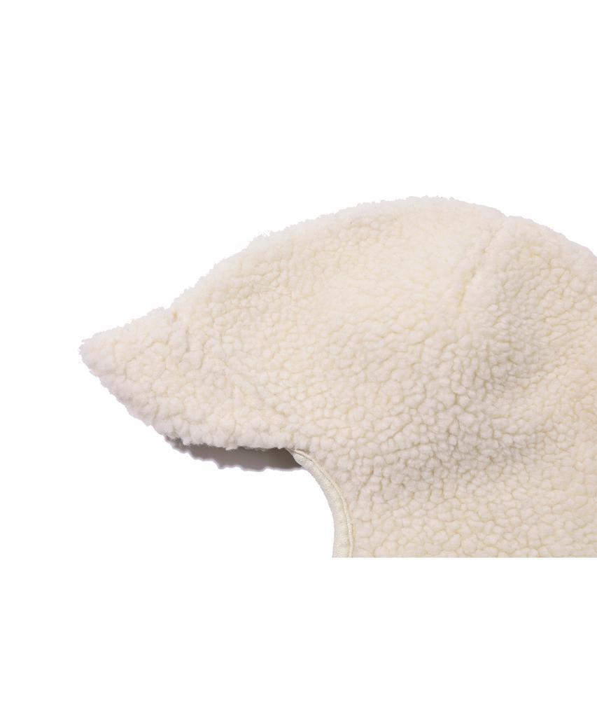CPGN STUDIO Logo Trooper Wool Earflap Cream