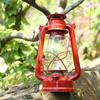 Petroleumlampe Metall Campinglampe sturmfest geformte Tischlampe für Terrassendekoration Tragbar Outdoor Zelt Campingbeleuchtung