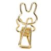 100pcs   Clips Cute Cartoon   Shape Metal Hollowed   Tail Clips Paper Clamps for   Document